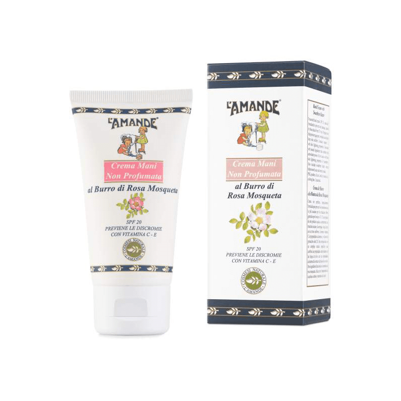 L'amande Crema mani al burro di rosa mosqueta