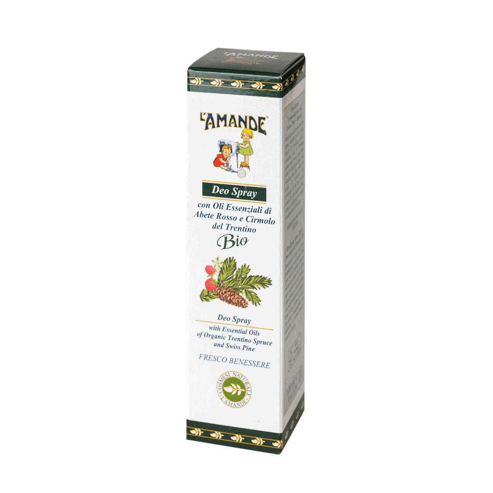 L'amande Deo spray Abete rosso e cirmolo del Trentino Moda