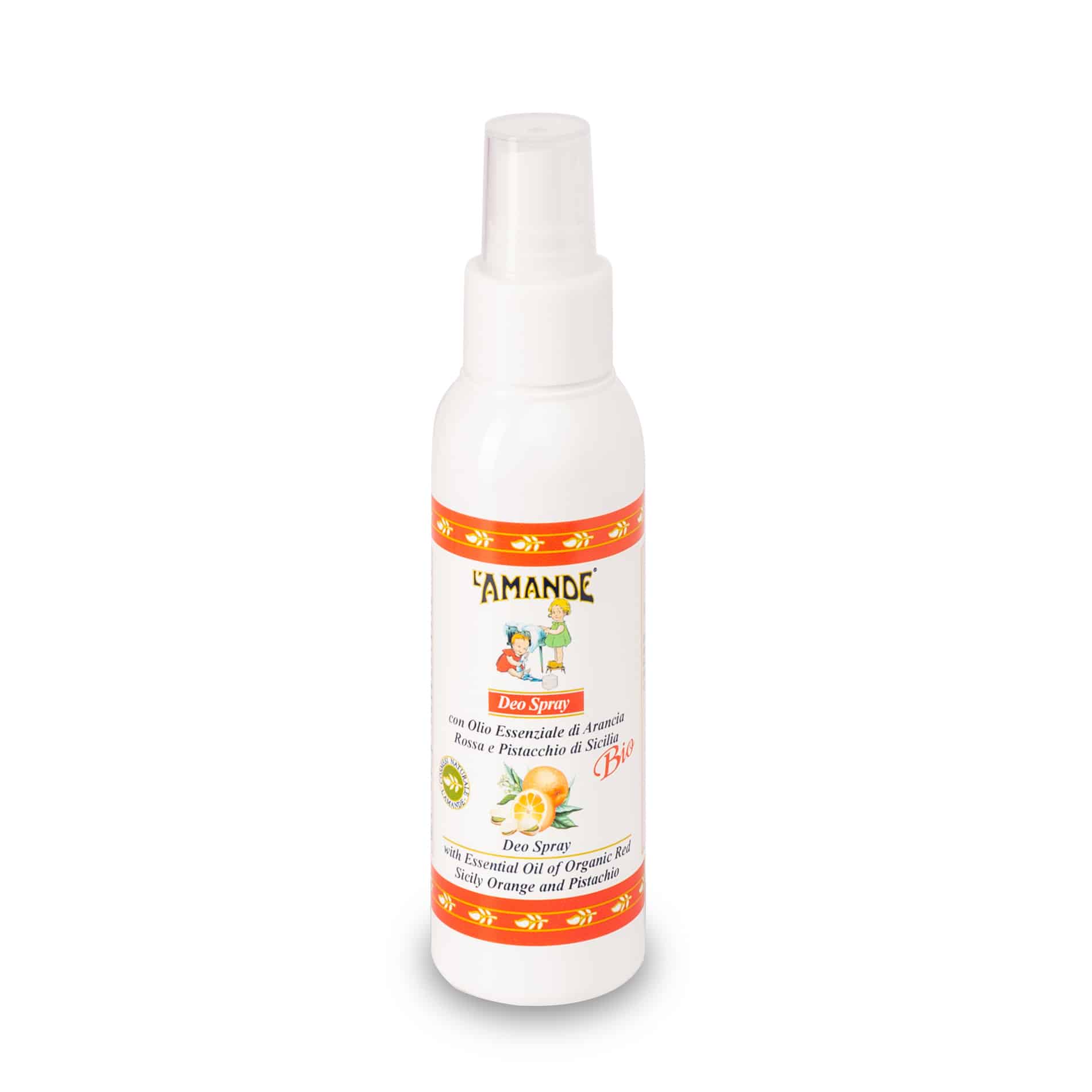 L'amande Deo Spray Arancia rossa e Pistacchio di Sicilia Promozione Limitata