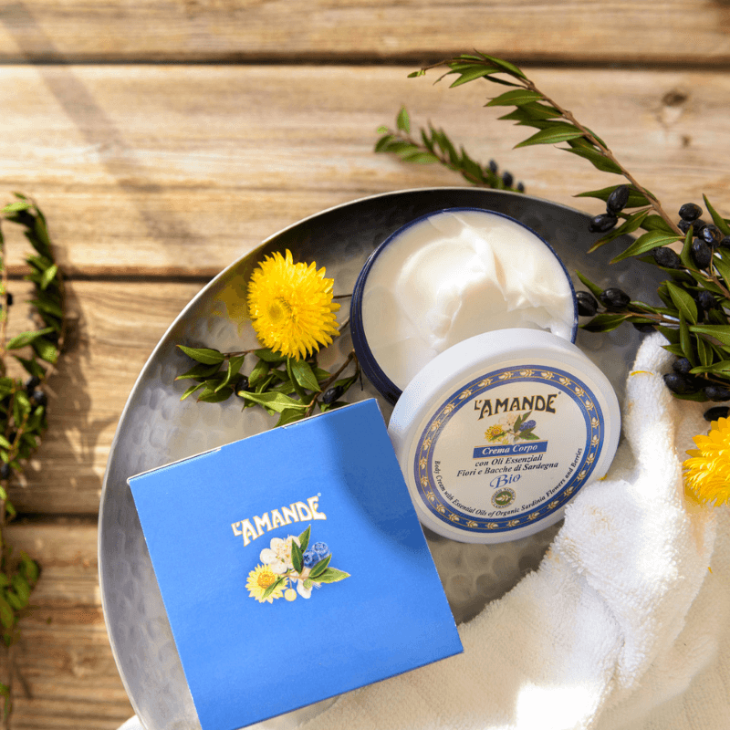 L'amande Crema corpo Fiori e bacche di Sardegna Sottocosto