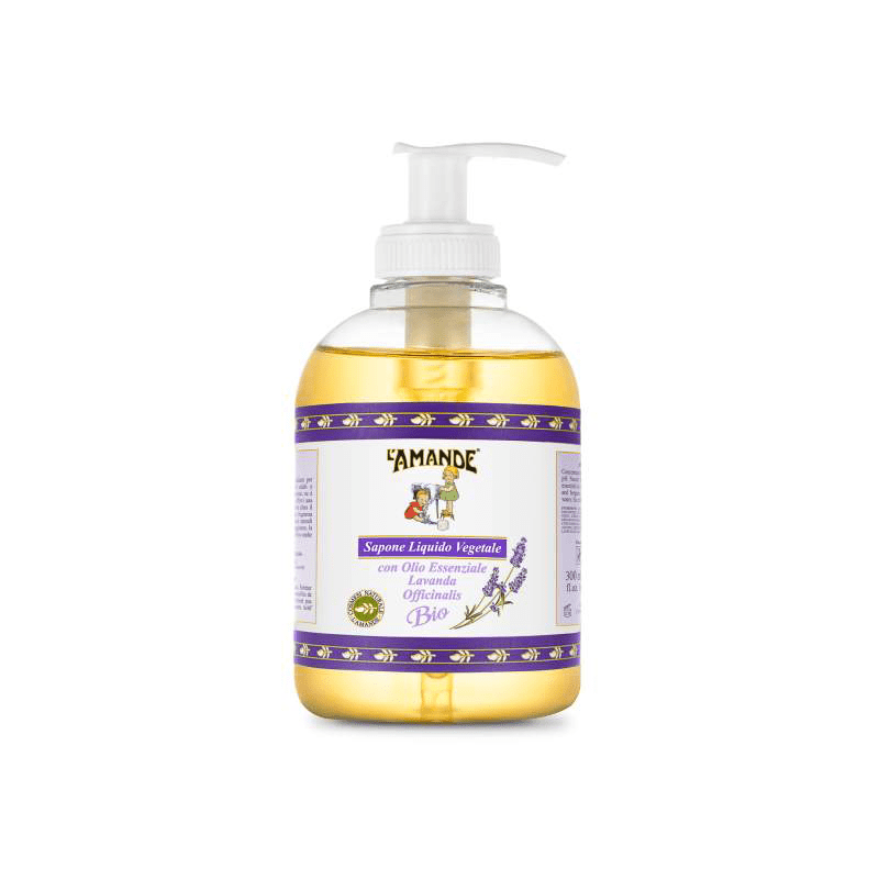 L'amande Sapone liquido Lavanda officinalis del Piemonte bio Qualità Garantita