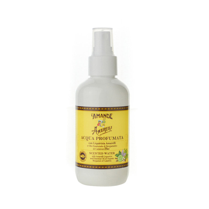 L'amande Acqua profumata con Liquirizia Amarelli e Olio Essenziale di Bergamotto di Calabria Bio Promozione Limitata