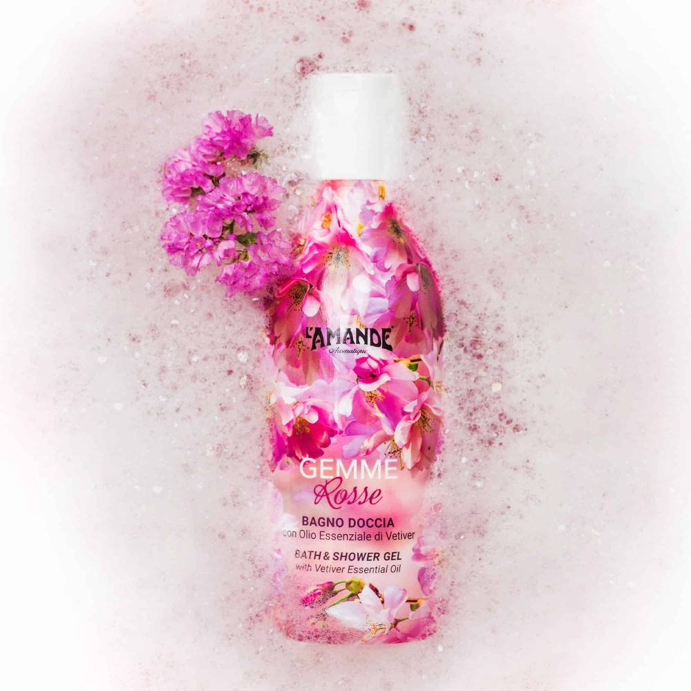 L'amande Bagno doccia Gemme rosse Prezzo Ridotto