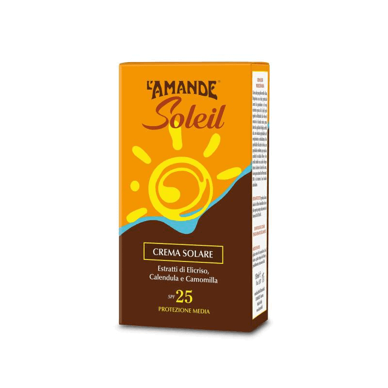 L'amande Crema solare protezione media SPF 25 Soleil Novità