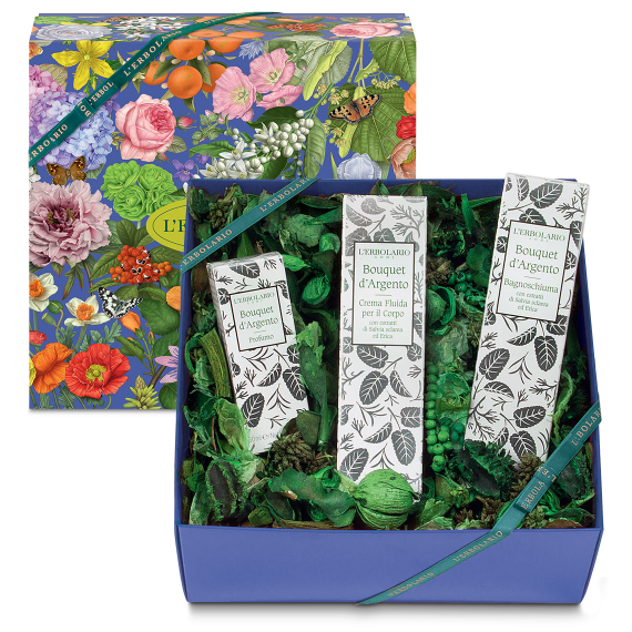 L'erbolario Confezione regalo Trio Profumo Bouquet d'Argento