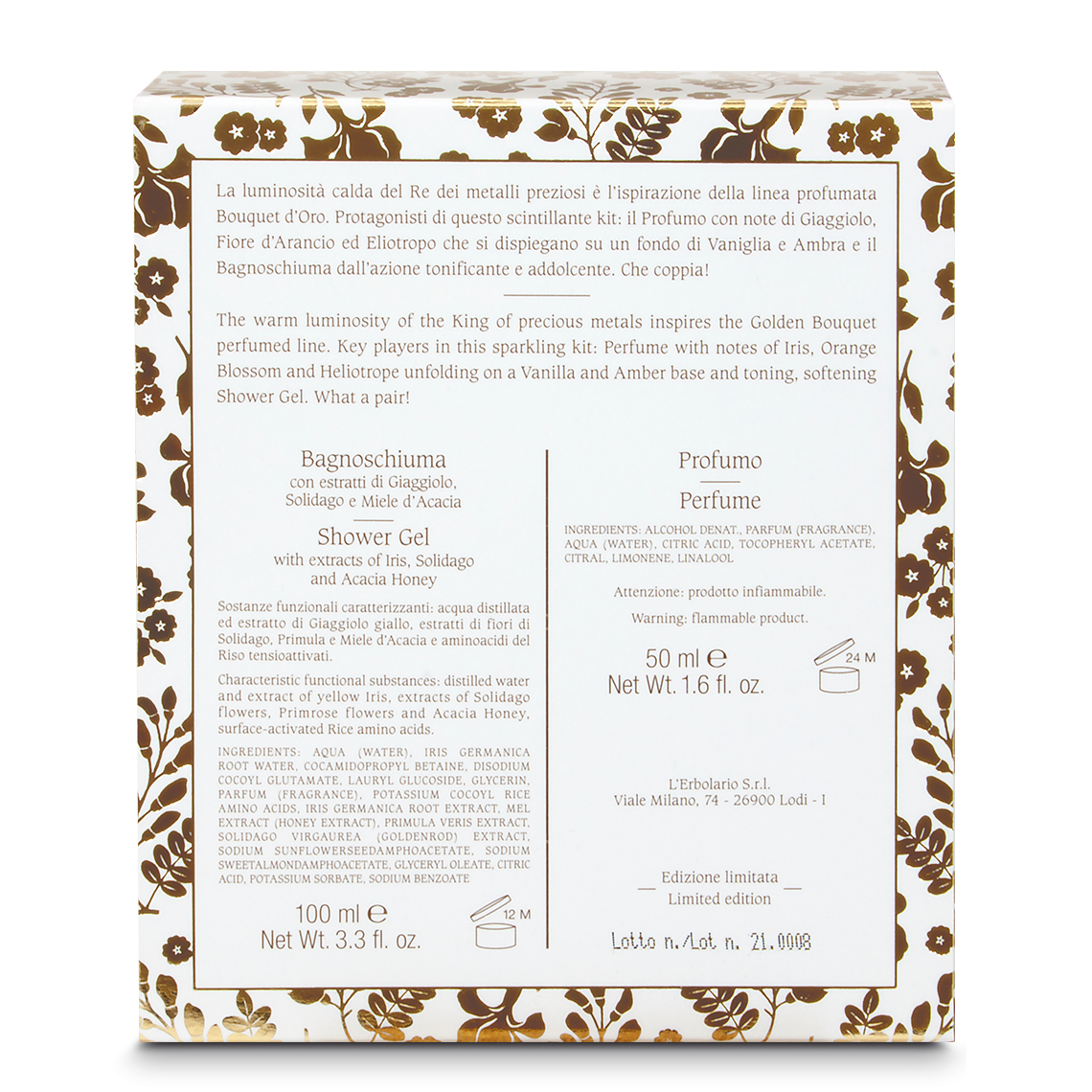 L'erbolario Kit Corpo Bouquet d'Oro Offerta