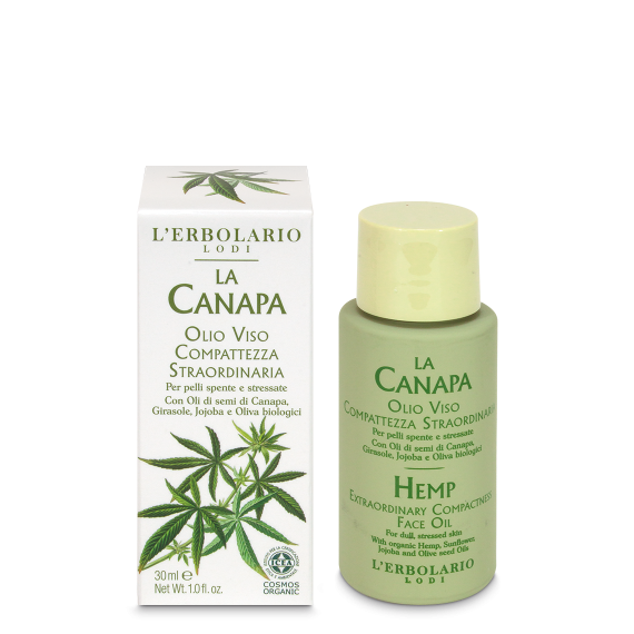 L'erbolario Olio Viso Compattezza Straordinaria La Canapa