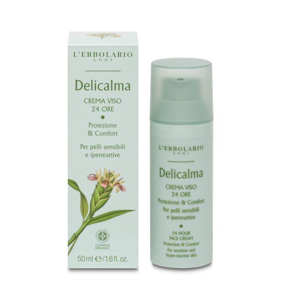 L'erbolario Crema Viso 24 Ore Delicalma