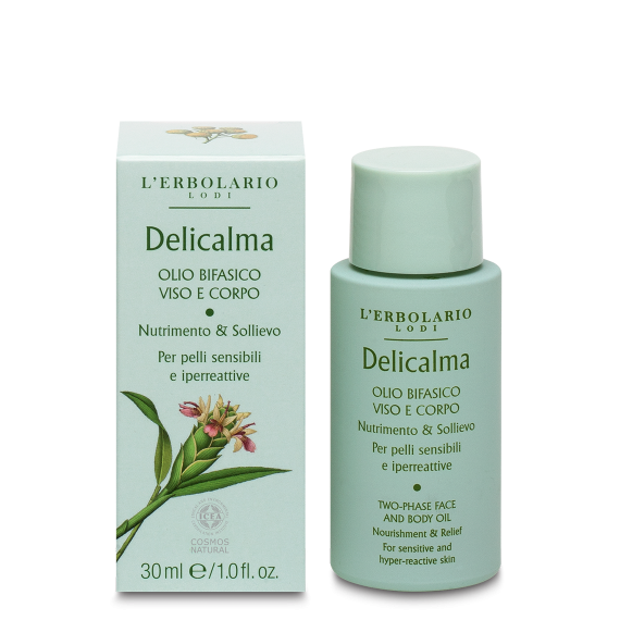 L'erbolario Olio Bifasico Viso e Corpo Delicalma