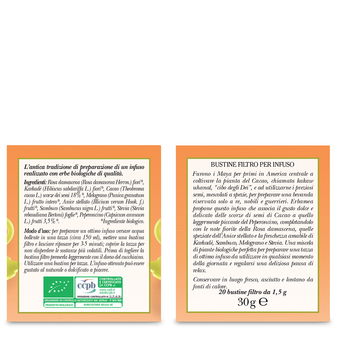 L'erbolario Infuso al Cacao e Peperoncino Vendita Calda