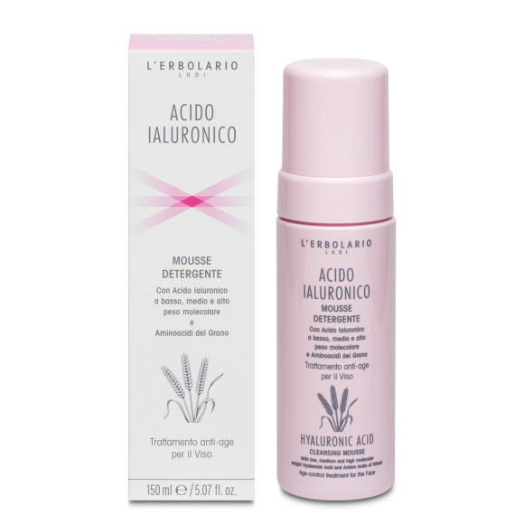 L'erbolario Mousse Detergente Acido Ialuronico