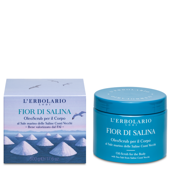 L'erbolario OleoScrub per il Corpo Fior di Salina