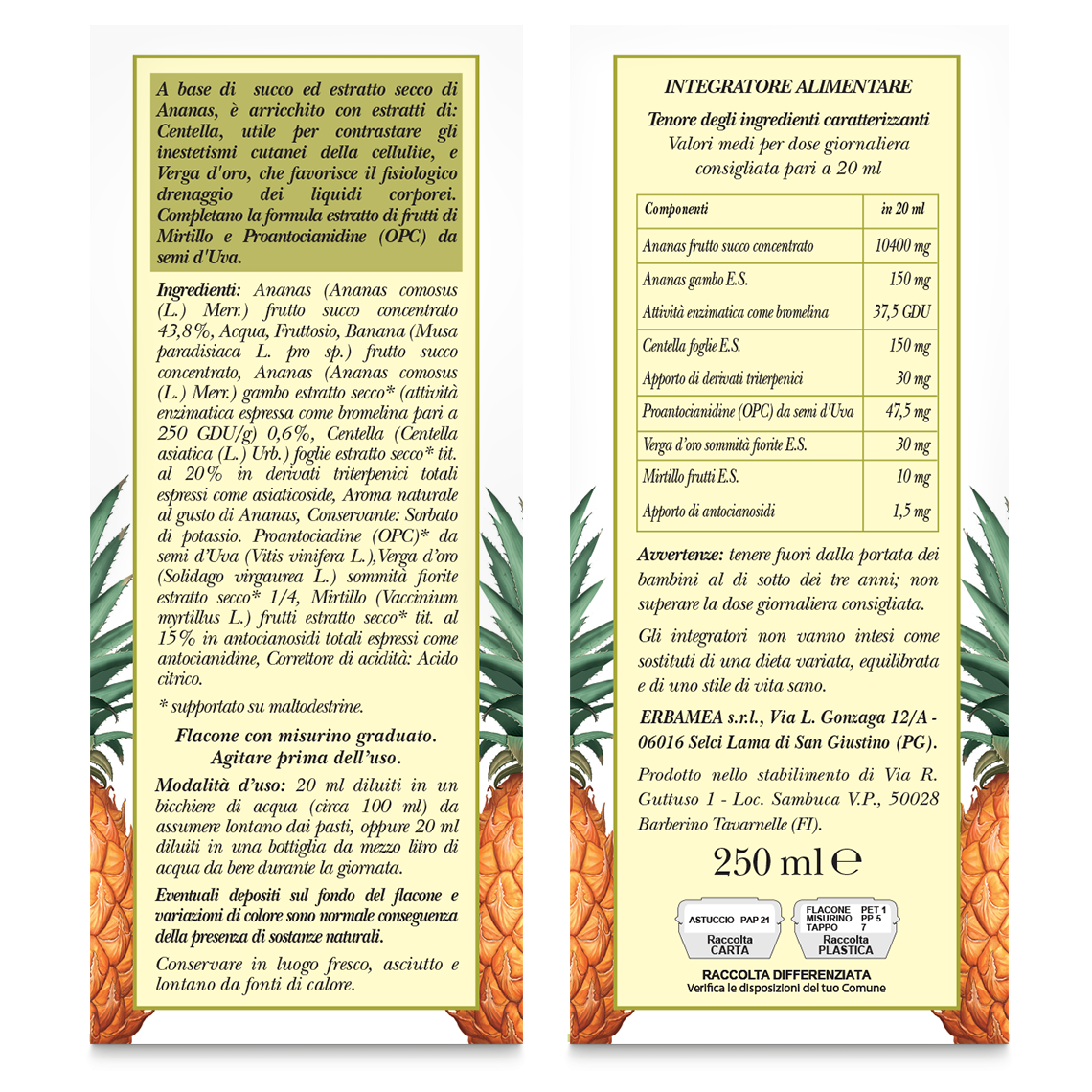 L'erbolario Fluido Concentrato Ananas Cell Prezzo di fabbrica