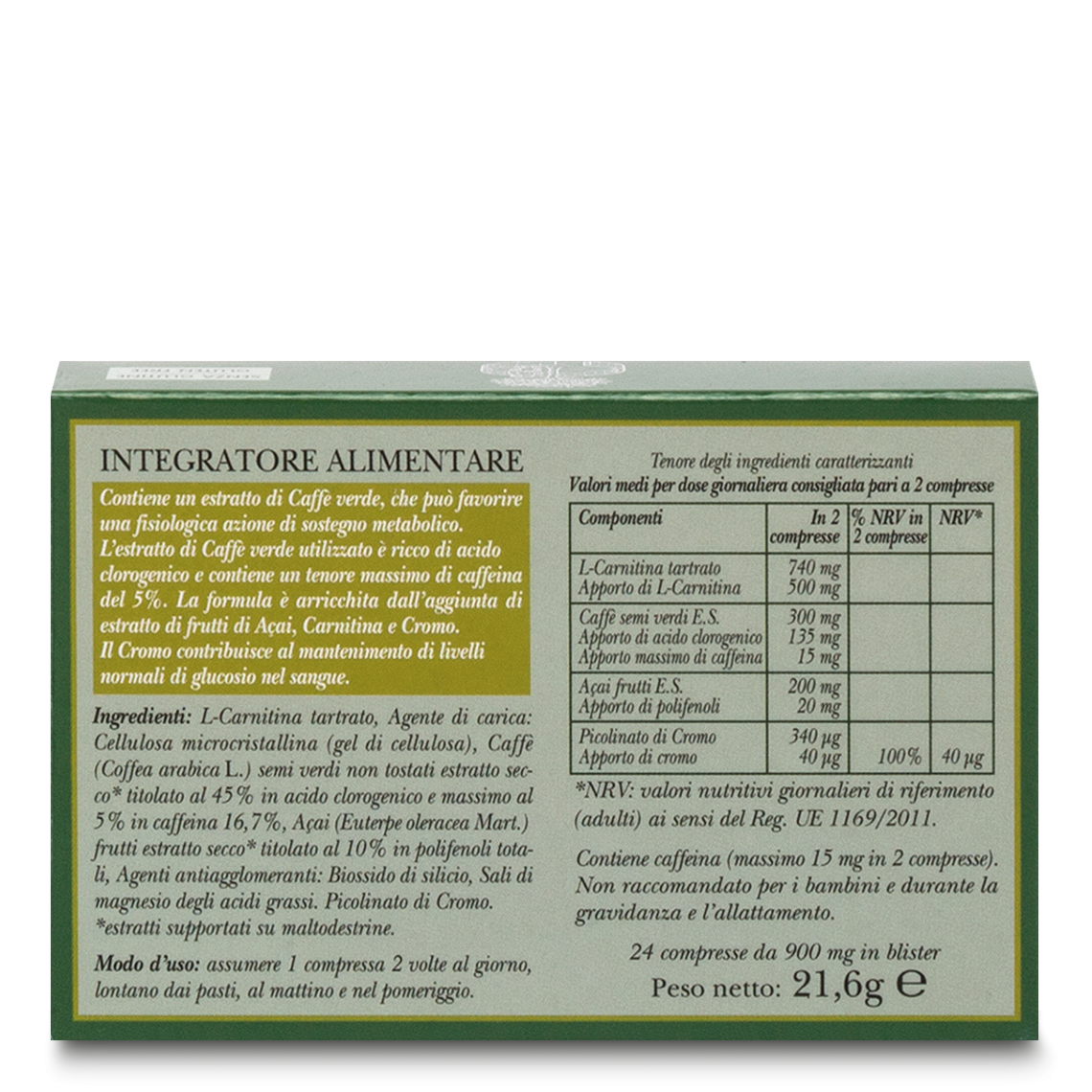 L'erbolario Integratore Caffè Verde Plus Flash Sale