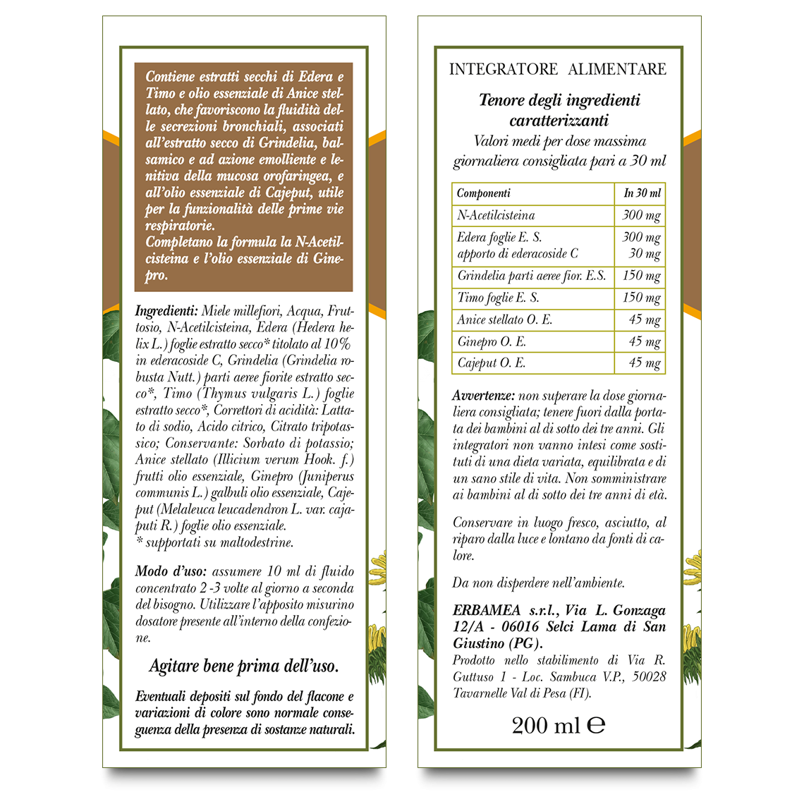 L'erbolario Fluid-Tus Fluido Concentrato Balsamia Vendite stagionali