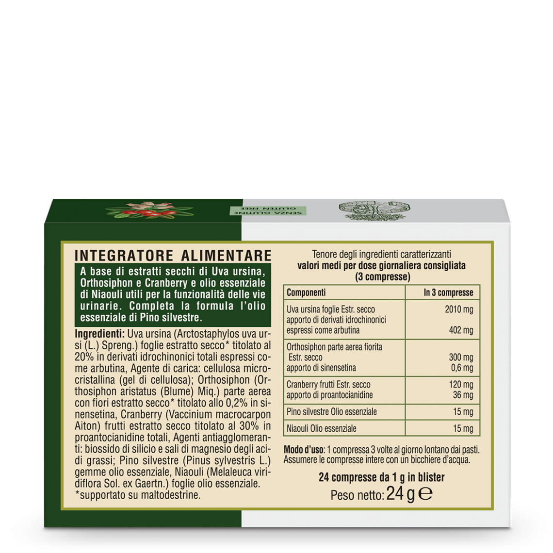 L'erbolario Integratore Cistattiva Plus Vendita calda