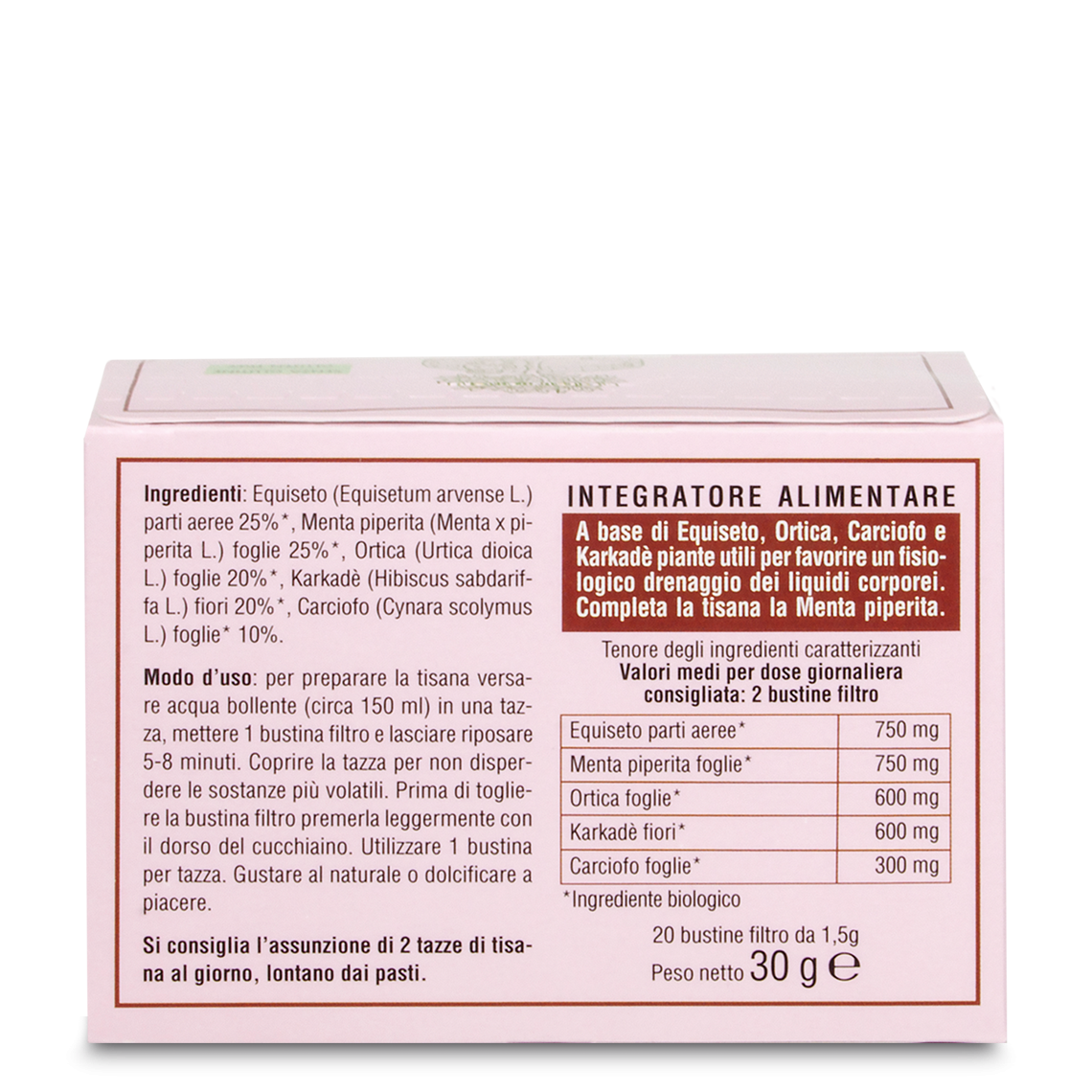 L'erbolario Tisana Biologica Erbaforma Linea Drena Liquidazione