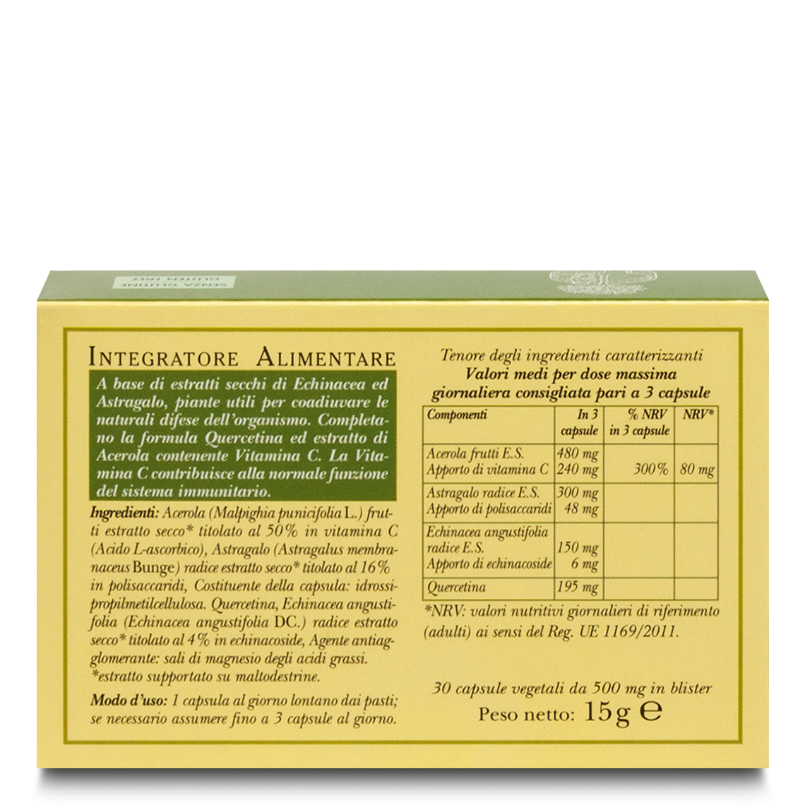 L'erbolario Integratore Immunosempre Ritorno libero