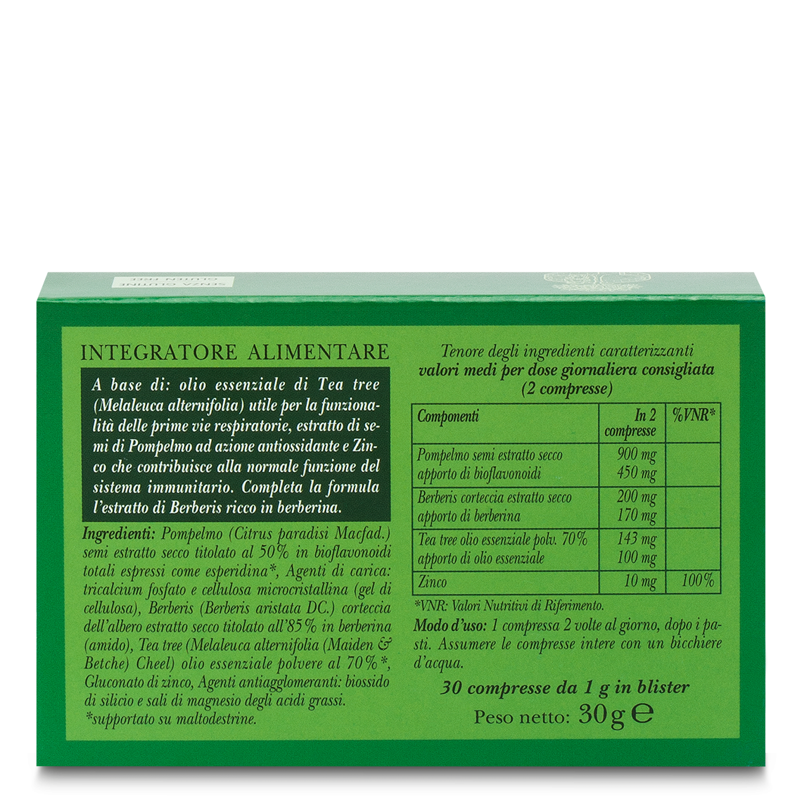 L'erbolario Integratore Tea Tree Duty-free
