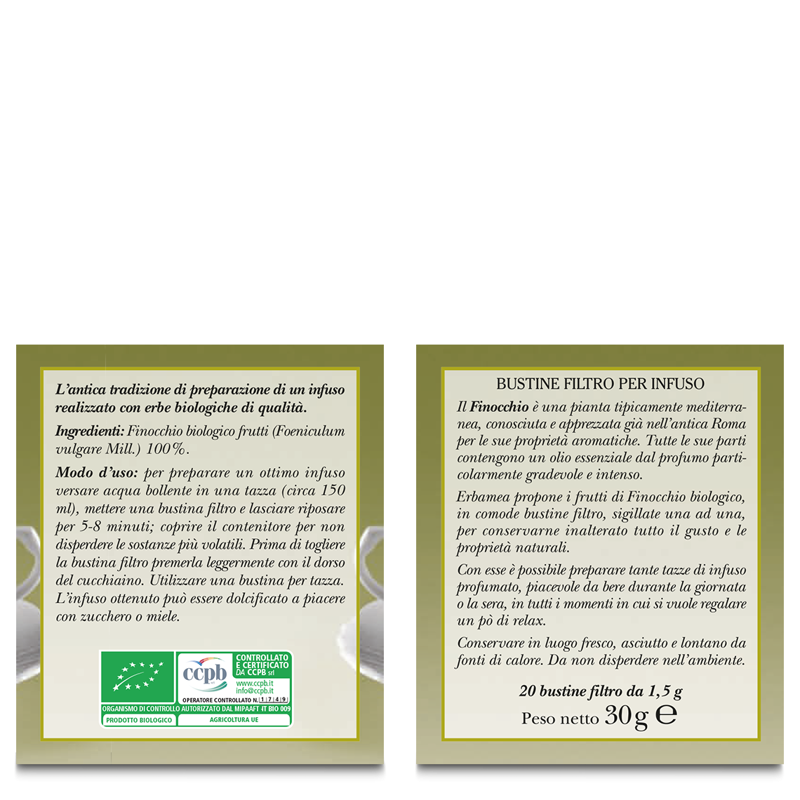L'erbolario Infuso al Finocchio Italia