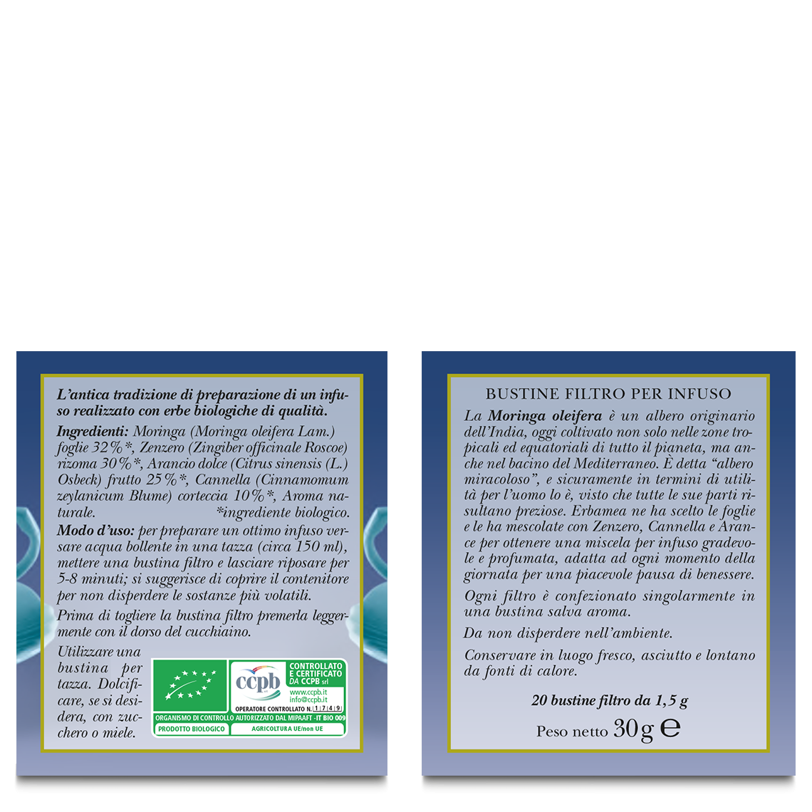 L'erbolario Infuso Moringa e Zenzero Acquista Ora