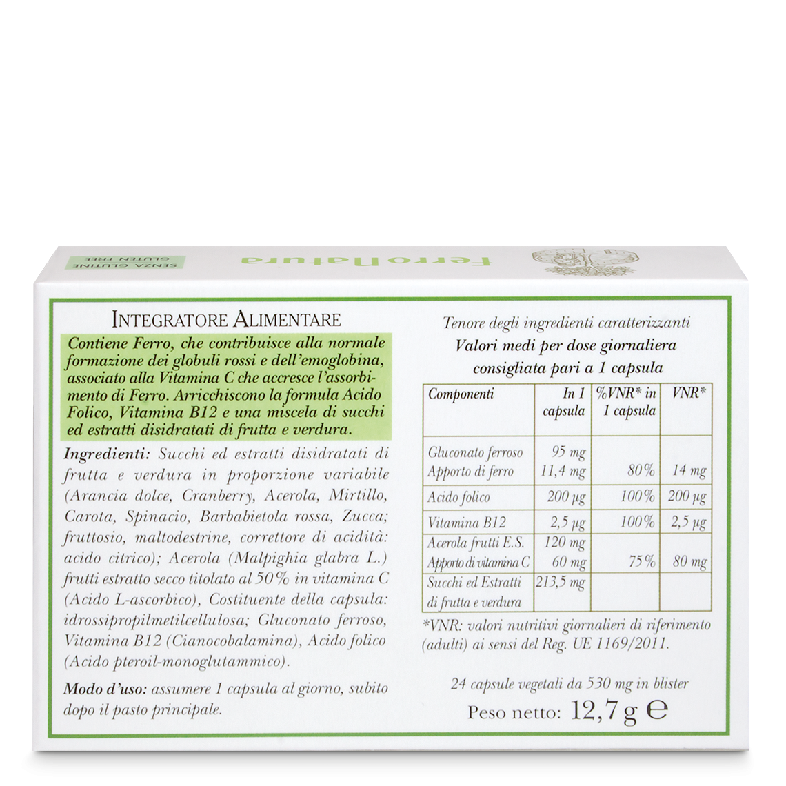 L'erbolario Integratore FerroNatura Negozio online di fabbrica