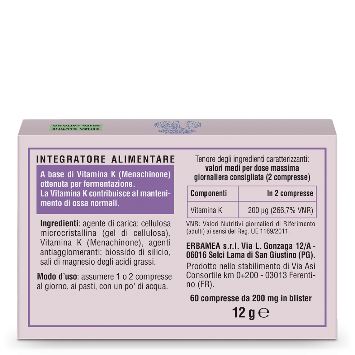 L'erbolario Integratore Vitamina K2 Offerta speciale