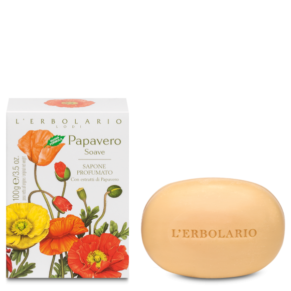 L'erbolario Sapone Profumato Papavero Soave Vendita calda