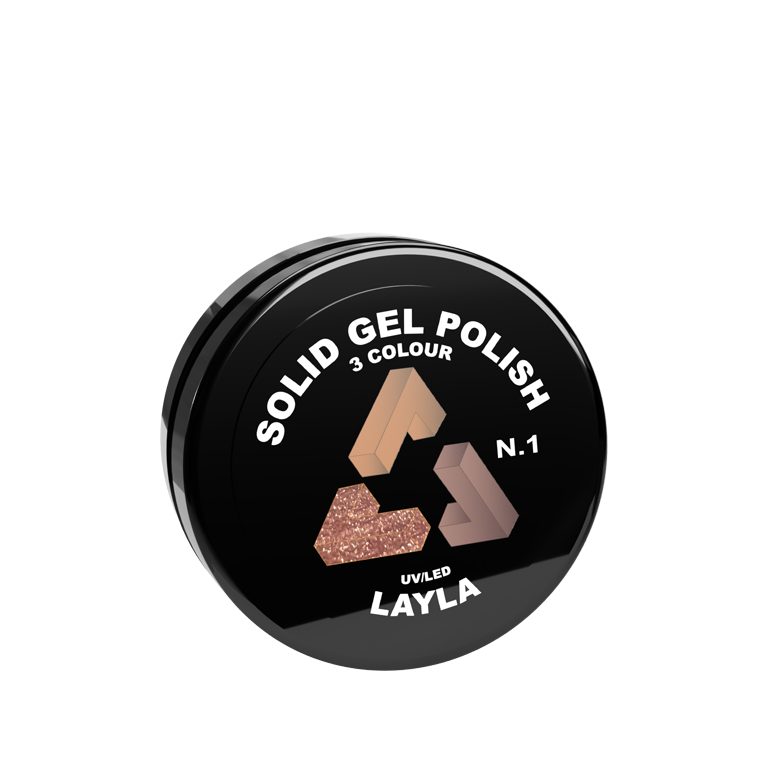 Layla Vosmetics SOLID GEL POLISH PALETTE TRIO