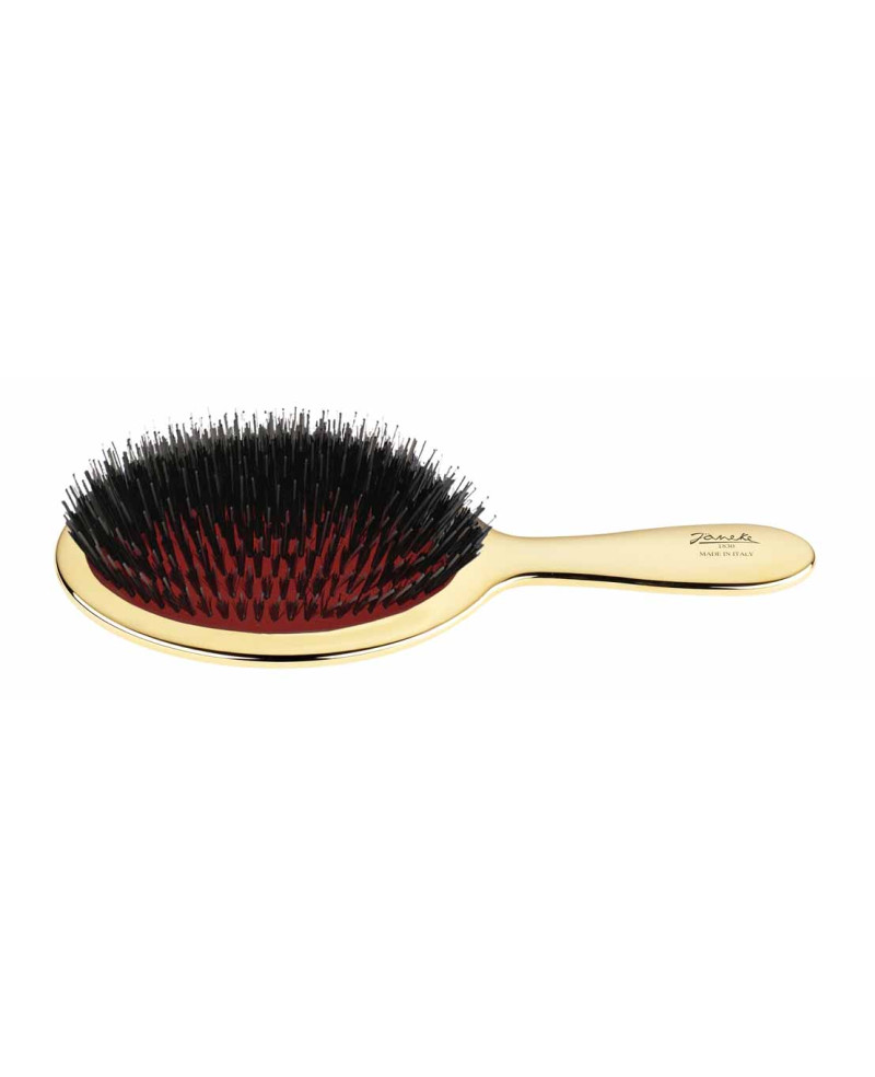 Janeke Spazzola dorata con setole e rinforzo nylon bianco - cod. AUSP23M Shopping Online