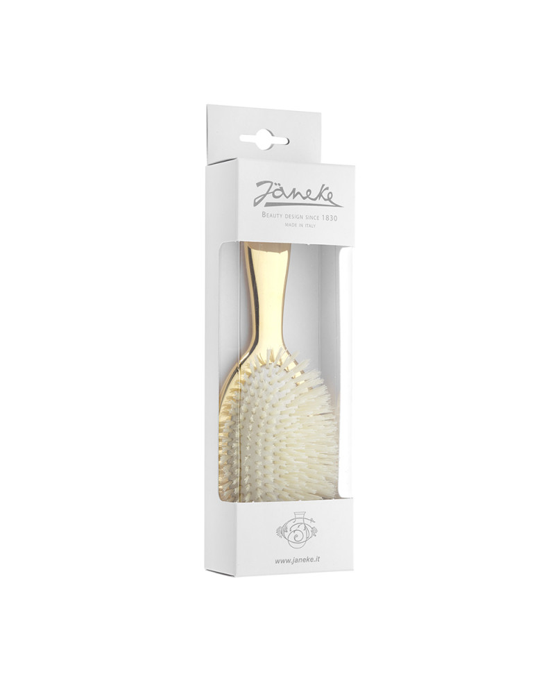 Janeke Spazzola baby dorata, pneumatica, con picchi dorati  - cod. AUSP24 G Online