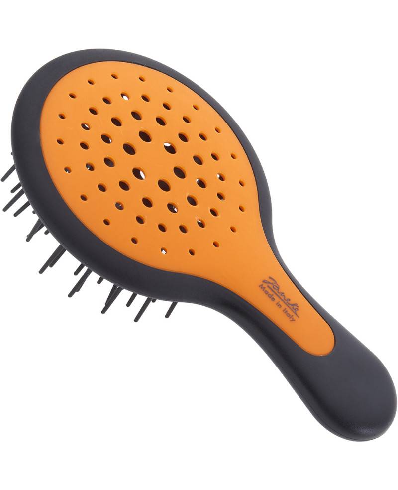 Janeke Mini Superbrush Arancio Fluo e manico Nero - 71SP220NER OFL