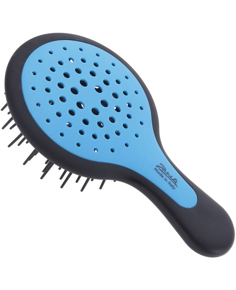 Janeke Mini Superbrush Turchese Fluo e manico Nero - 71SP220NER BFL