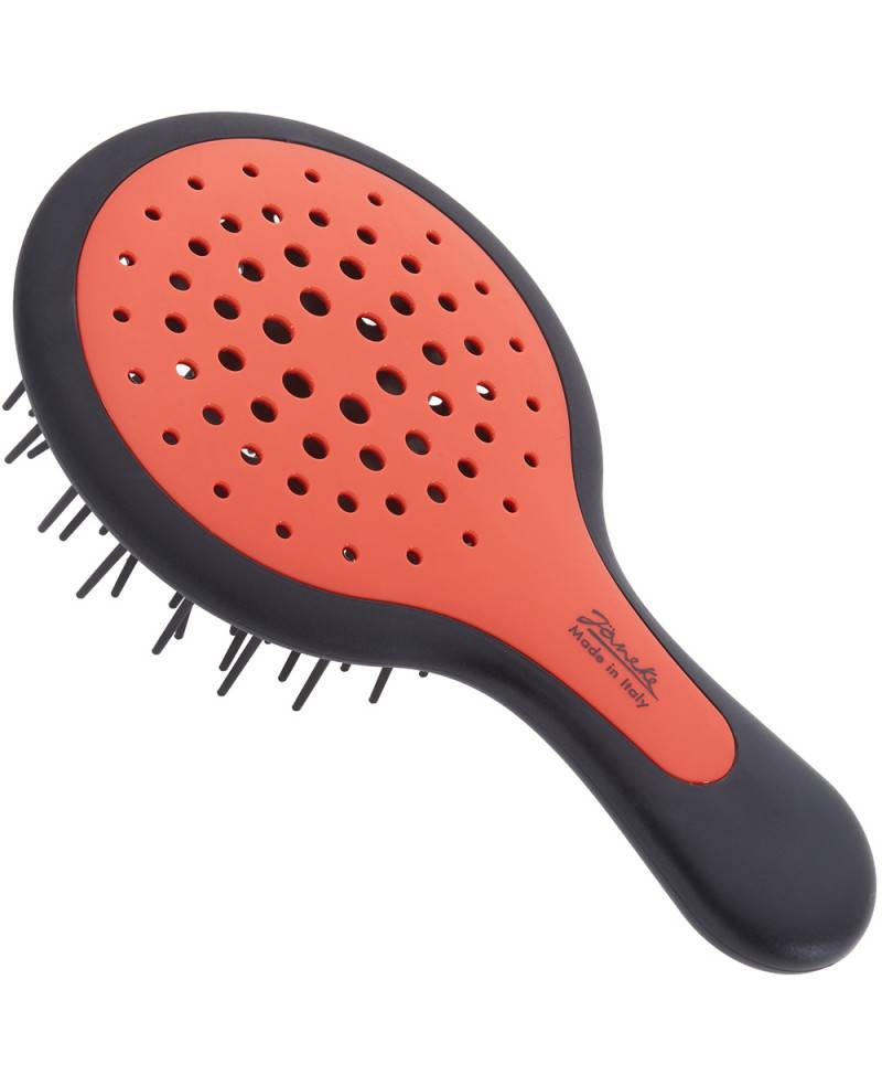 Janeke Mini Superbrush Rosa Fluo e manico Nero - 71SP220NER PFL