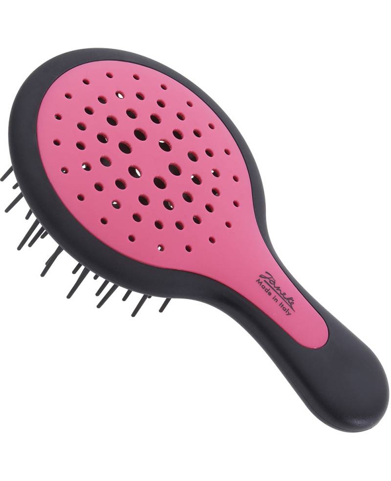 Janeke Mini Superbrush Rosa e manico Nero - 71SP220NER RSA