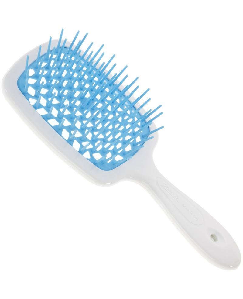 Janeke Spazzola Superbrush colore Bianco e Turchese – SP226BIA TSE
