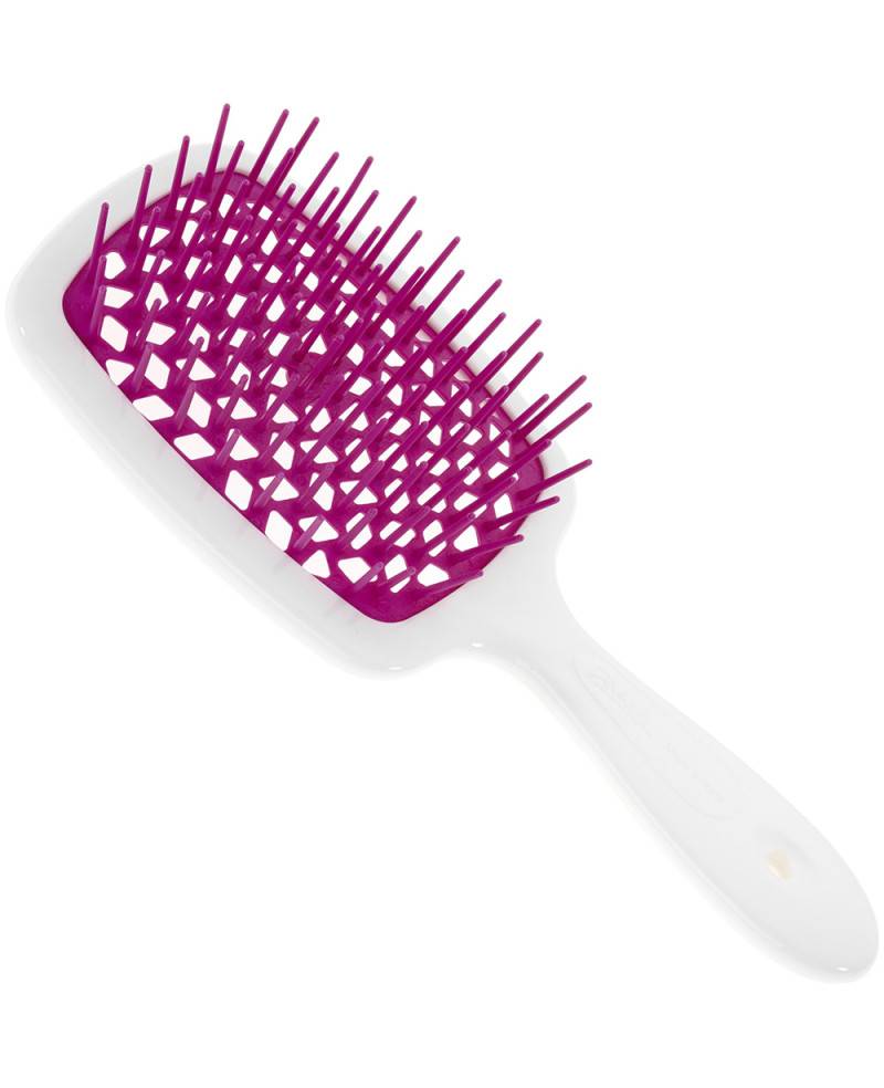 Janeke Spazzola Superbrush colore Bianco e Fuxia – SP226BIA FUX