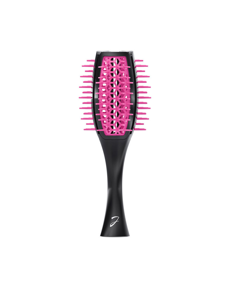 Janeke Spazzola Tulip ventilata, più volume nei capelli, bicolore nero e fucsia - cod. SP503 NF Online