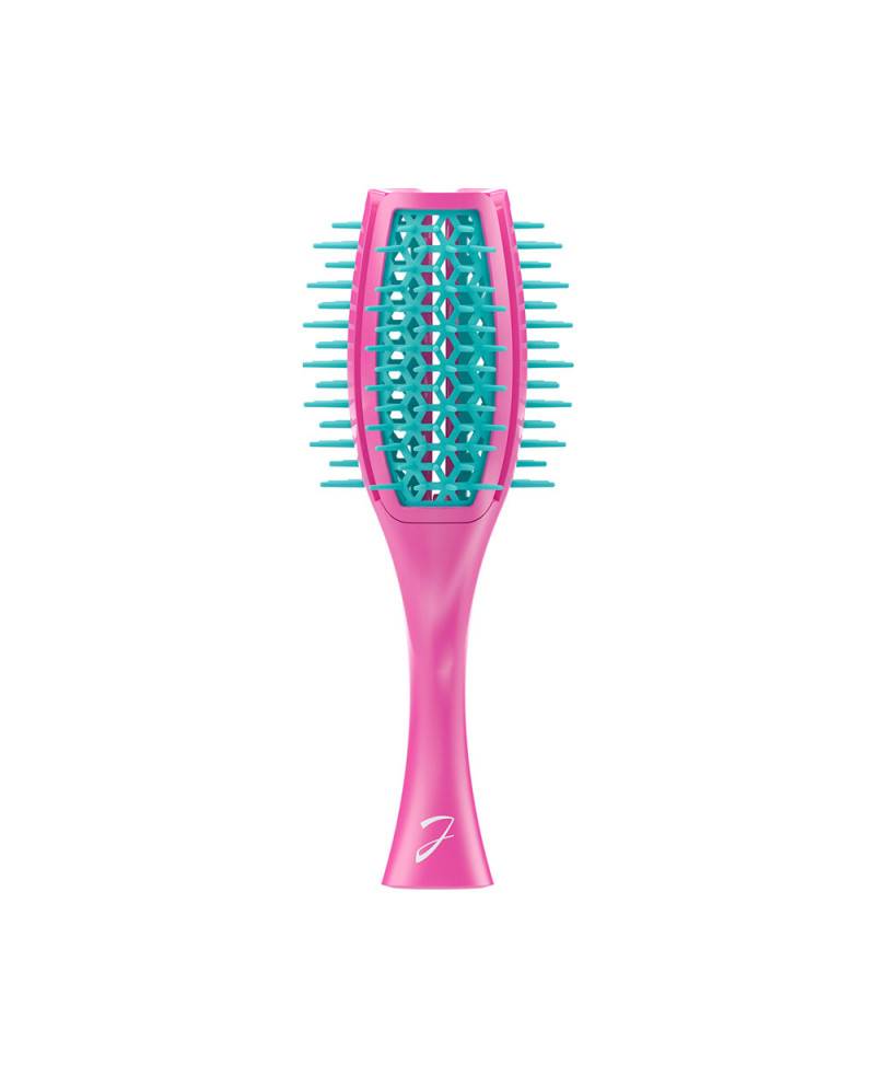 Janeke Spazzola Tulip ventilata, più volume nei capelli, bicolore fucsia e turchese – cod. SP503 FT Saldi