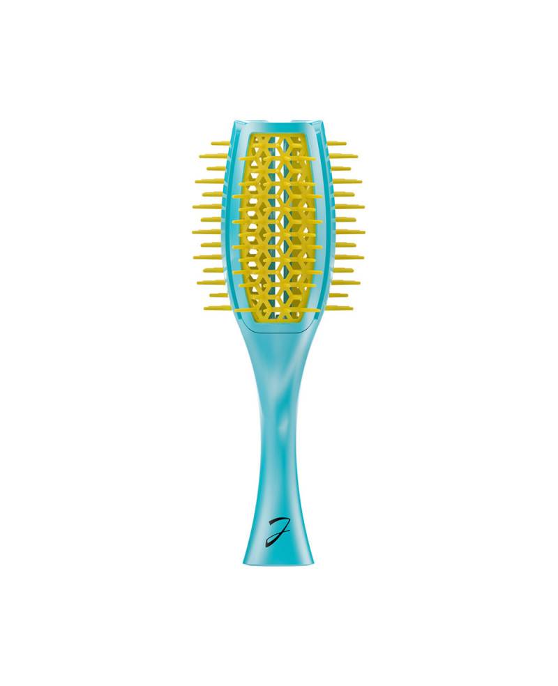 Janeke Spazzola Tulip ventilata, più volume nei capelli, bicolore turchese e giallo – cod. SP503 TG Ultimo giorno