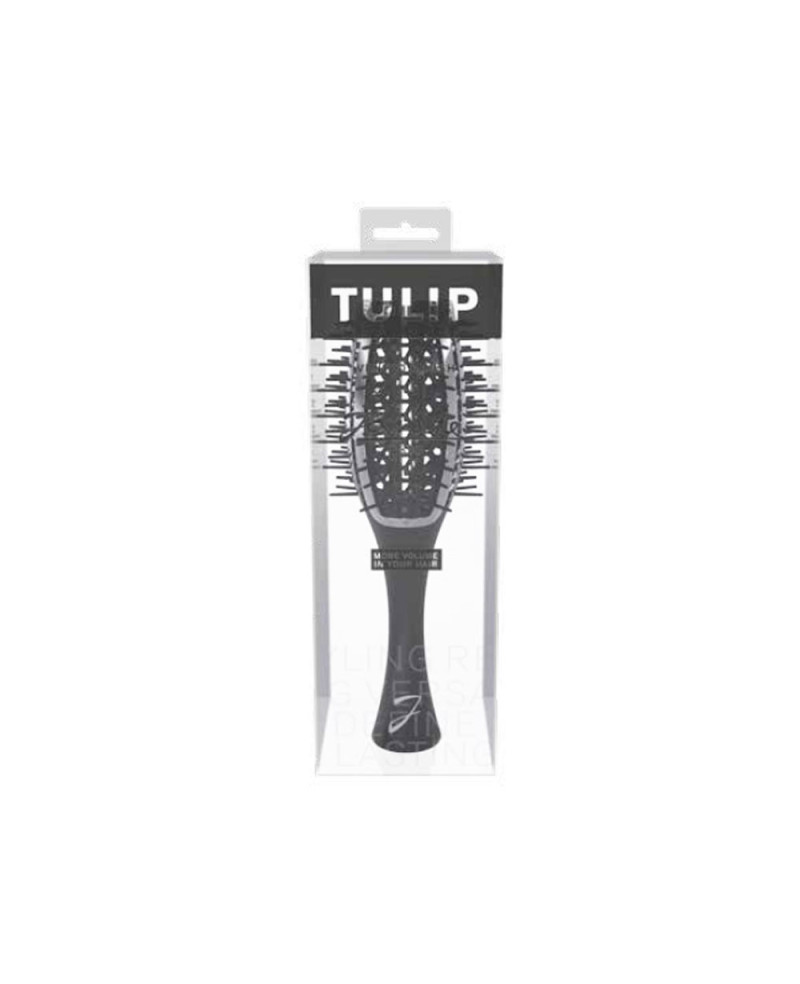 Janeke Spazzola Tulip ventilata, più volume nei capelli, cromata nero – cod. SP503 CRT NER Vendita Calda