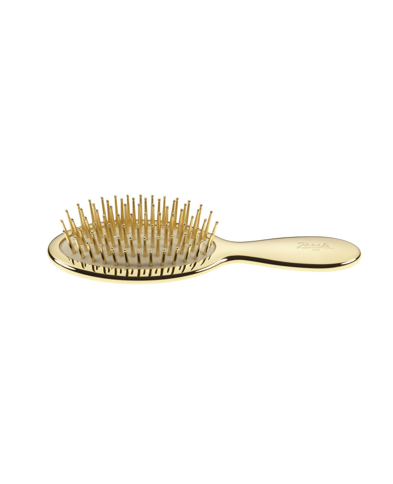 Janeke Spazzola piccola dorata pneumatica con picchi dorati -cod. AUSP21 G 2025
