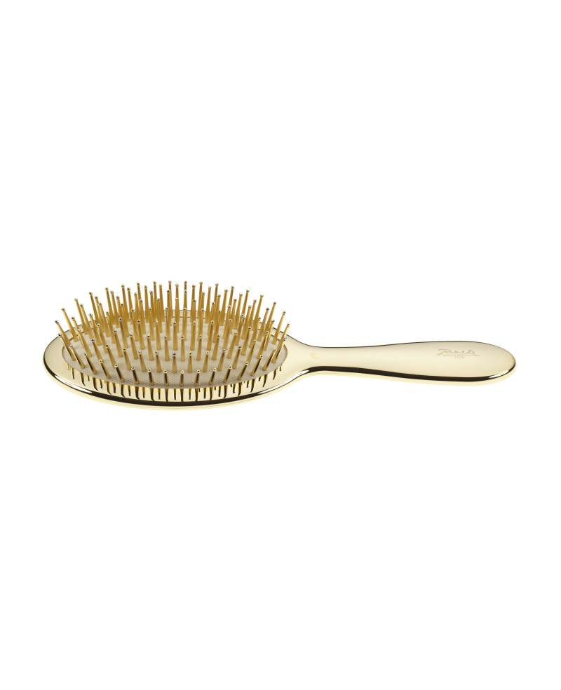 Janeke Spazzola dorata pneumatica con picchi dorati -  cod. AUSP22 G Italy