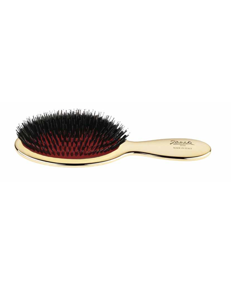 Janeke Spazzola piccola, dorata, con setole e rinforzo nylon - cod. AUSP21M Italia