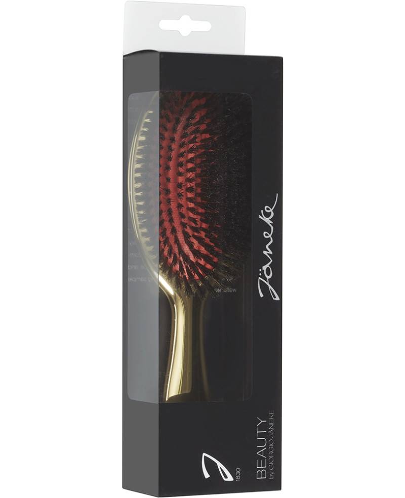 Janeke Spazzola dorata con setole e rinforzo nylon - cod. AUSP22M Promozione Limitata