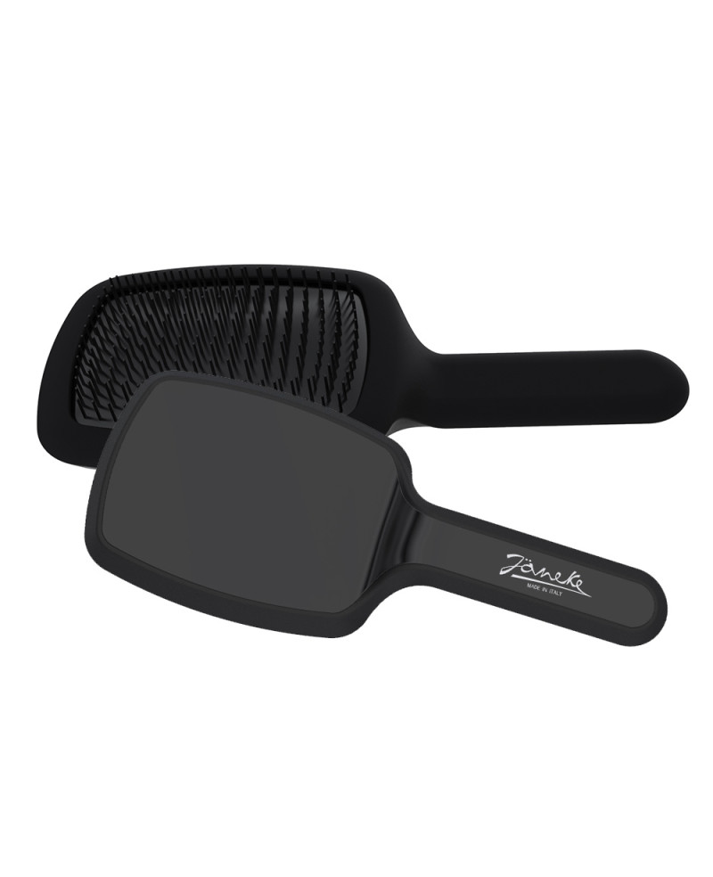 Janeke Spazzola grande e pneumatica Curvy, nera - cod. SP509 NER Negozio