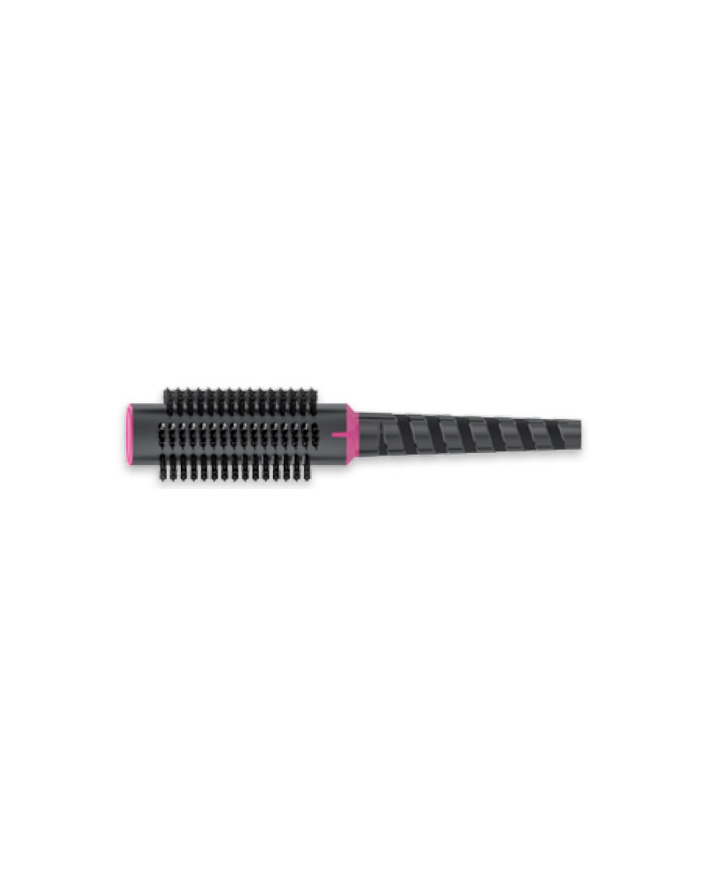 Janeke Spazzola termica tonda Spiral, colorazione nera e fucsia, diametro 52 - cod. SP513C-ALM Negozi Online