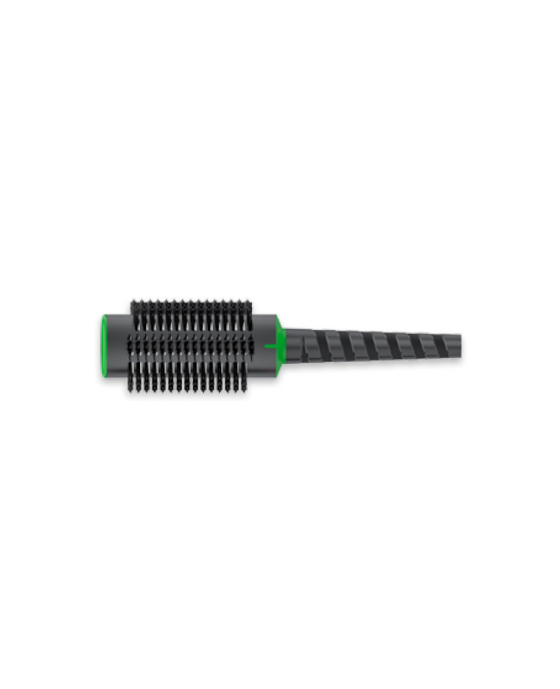 Janeke Spazzola termica tonda Spiral, colorazione nera e verde, diametro 65 - cod. SP514C-ALM Acquista Ora