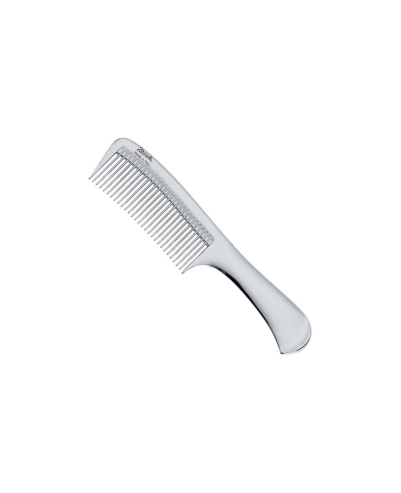 Janeke Pettine rado con manico, colore argento - cod. CR825