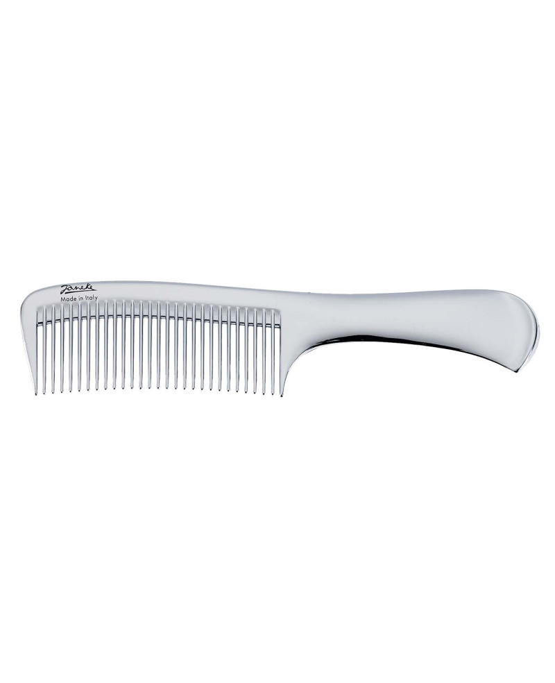 Janeke Pettine rado con manico, colore argento - cod. CR825 Shopping Online